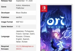 switch游戏《奥日2精灵与萤火意志 Ori and the Will of the Wisps》中文版nsp/xci整合版下载【1.20补丁+金手指】